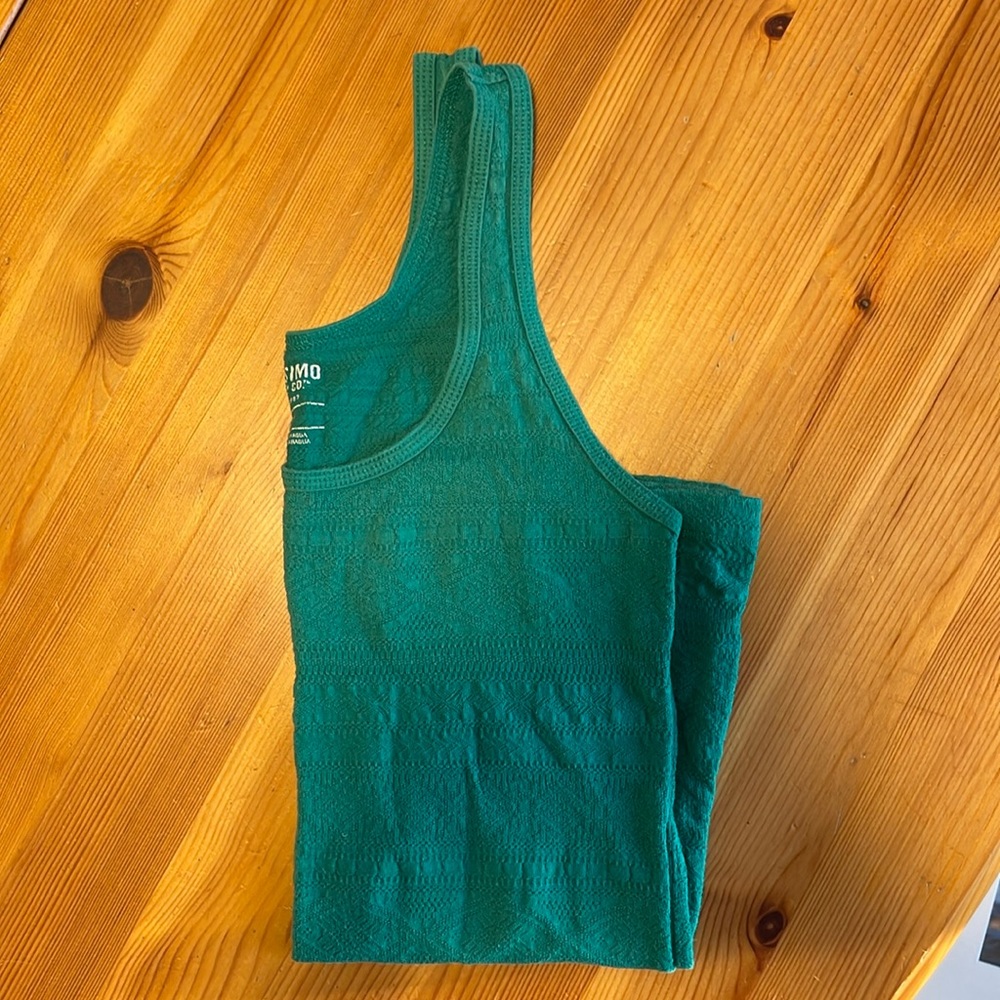 Mossimo Supply Co Size Small Green Textured Tank